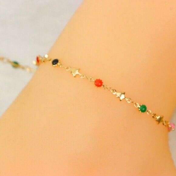 "Minimalist Anklet, Sleek & Modern Design, Women’s Fashion, YC110056-A - Picture 1 of 10